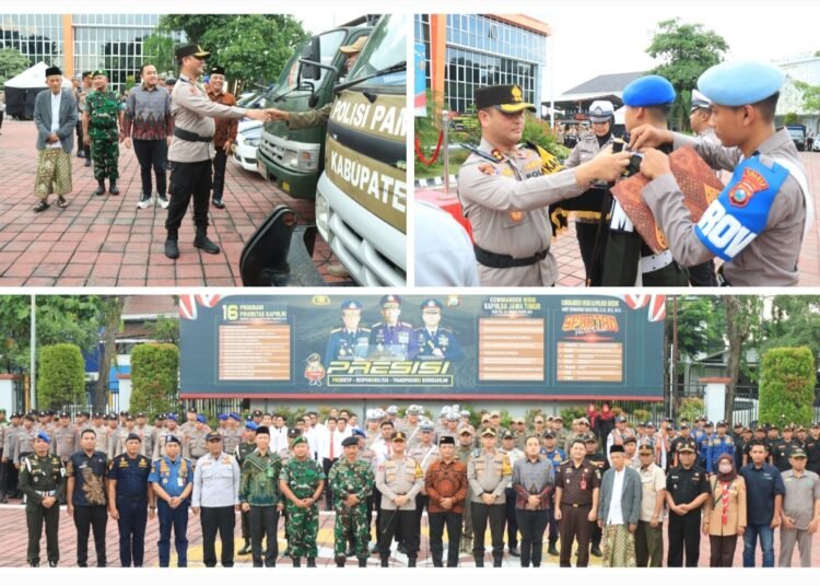 Polres Gresik Gelar Apel Pasukan Ops Ketupat Semeru 2026: Siap Amankan Mudik Lebaran