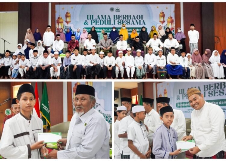 Ulama Berbagi & Peduli Sesama, RUPS MUI Gresik Salurkan Santunan untuk Puluhan Yatim dan Dhuafa