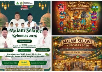 Malam Selawe Malam Penuh Keberkahan: Munajat Bersama Seribu Surat Al-Ikhlas di Masjid Besar Ainul Yaqin Sunan Giri