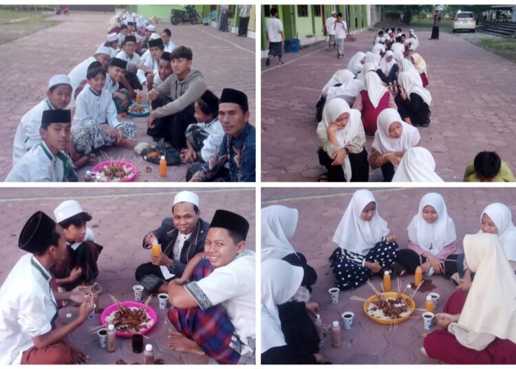Ramadan ke-25, Baper Panceng Bagi Takjil dan Buka Bersama Santri Pondok Pesantren Al Hadi Ima’an Dukun