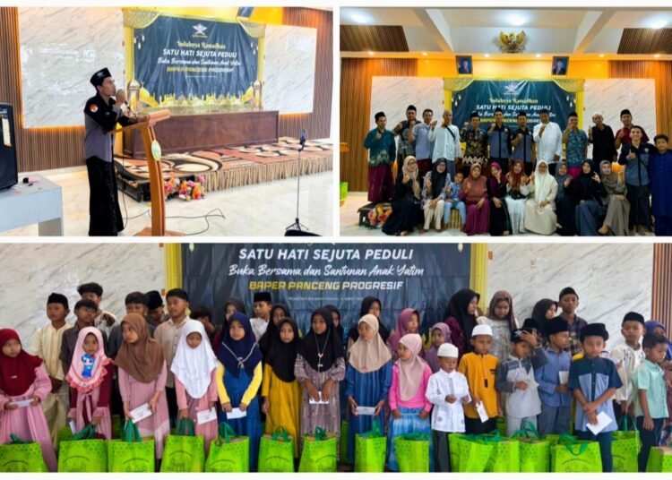 Satu Hati Sejuta Peduli, Baper Panceng Progresif Gelar Buka Bersama & Santunan Anak Yatim di Pesantren Beji Banyutengah