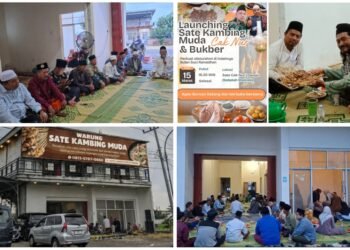 Bos Nur Lowayu Launching Sate Kambing Muda Bersama Abah Zainuri CEO PT Permata Zain