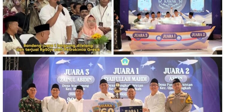 Petrokimia Gresik Menangkan Lelang Bandeng Kawak Bobot 19 Kg Senilai Rp50 Juta