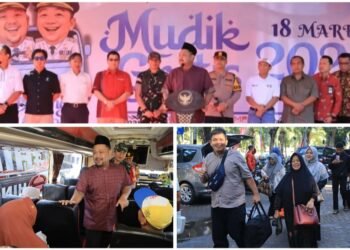 Full Happy !! 750 Pemudik Sumringah Mudik Gratis Bareng Bupati dan Wabup Gresik