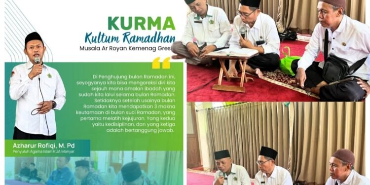 Kemenag Gresik Menutup Lembaran Ramadan dengan Tadarus Al-Qur’an Penuh Keberkahan