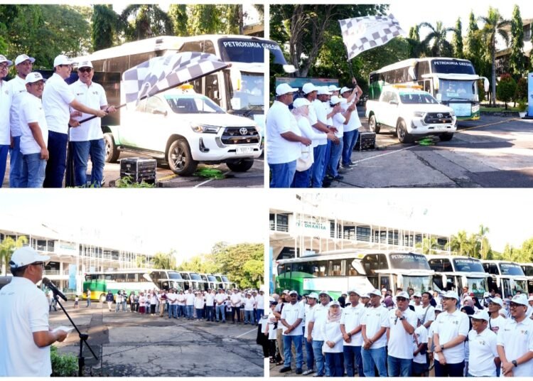 Mudik Gratis, Aman dan Nyaman Ya Bersama Petrokimia Gresik: Ratusan Pemudik Full Senyuman 