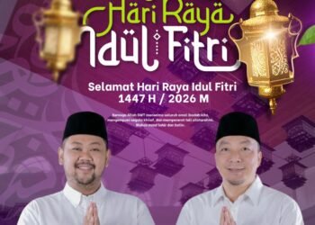 Bupati Gresik Gus Yani dan Wabup Alif Ucapkan Selamat Hari Raya Idulfitri 1447 H