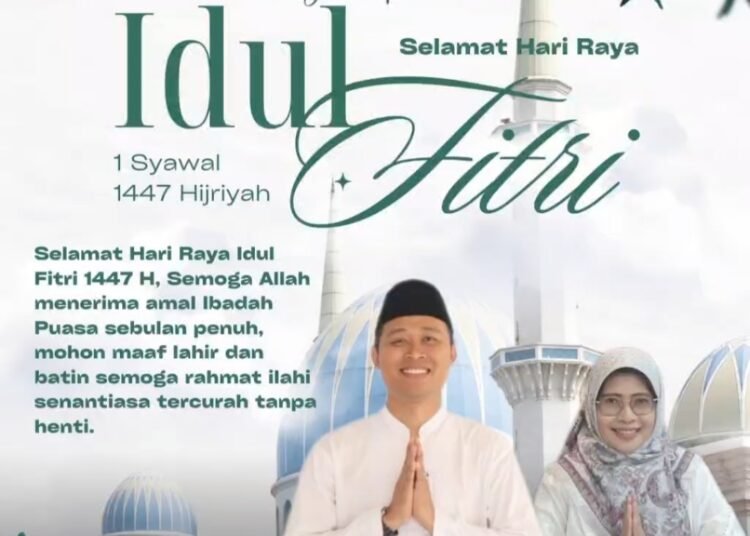 Keluarga Besar Kecamatan Kebomas Kabupaten Gresik Ucapkan Selamat Hari Raya Idulfitri 1447 H