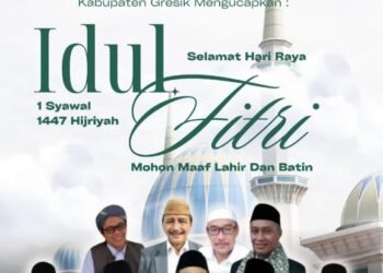 Keluarga Besar DPC PPP Gresik Ucapkan Selamat Hari Raya Idulfitri 1447 H