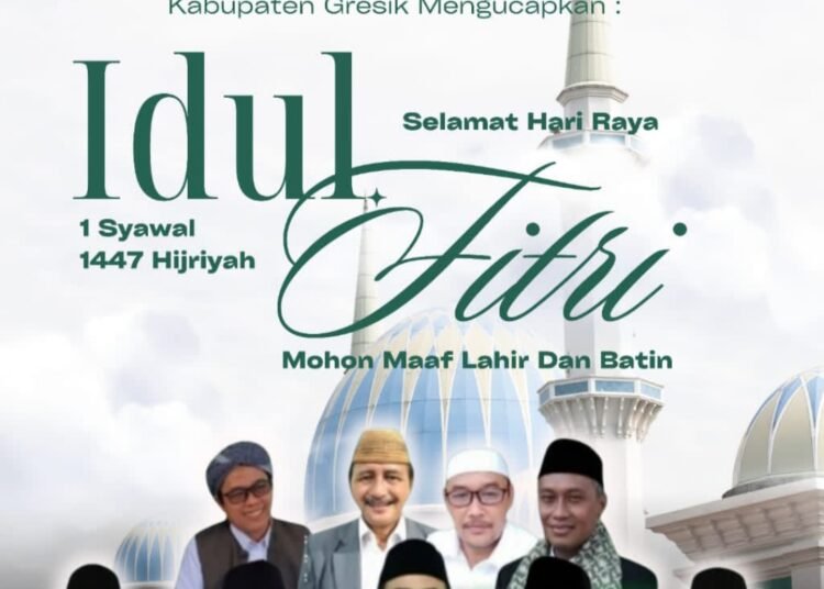 Keluarga Besar DPC PPP Gresik Ucapkan Selamat Hari Raya Idulfitri 1447 H