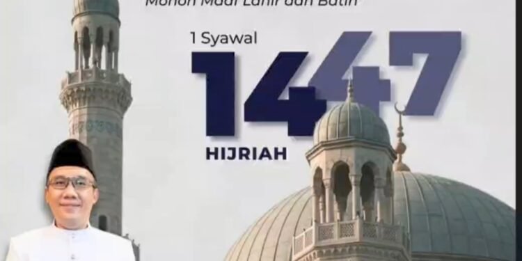 Keluarga Besar Disparekrafbudpora Kabupaten Gresik Ucapkan Selamat Hari Raya Idulfitri 1447 H