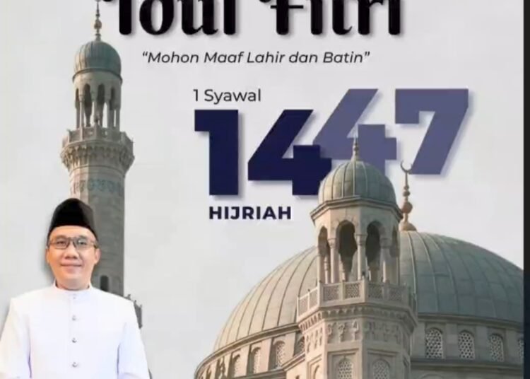 Keluarga Besar Disparekrafbudpora Kabupaten Gresik Ucapkan Selamat Hari Raya Idulfitri 1447 H