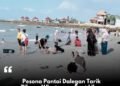 Pesona Pantai Pasir Putih Dalegan Pikat Ribuan Wisatawan Saat Libur Lebaran