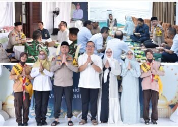 Kapolres Bersama Kasdim dan Dirut Petrokimia Gresik Hadiri Halalbihalal di Kediaman Bupati & Wabup Perkuat Soliditas Lintas Sektor