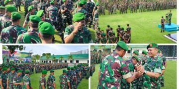 Perkuat Kebersamaan Prajurit, Kodim 0817/Gresik Gelar Apel Bersama dan Halalbihalal