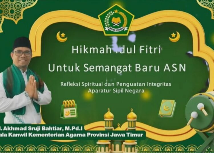 Kakanwil Kemenag Jatim: Idulfitri, Kembali ke Fitrah menuju Pelayanan Berkah