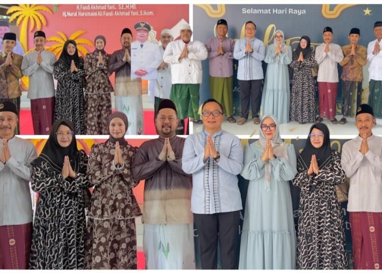 Keluarga Besar Organ Pengelola Masjid KH Robbach Ma’sum Rajut Silaturahmi Idulfitri Bareng Bupati dan Wabup Gresik