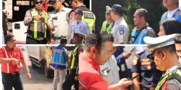 Jelang Puncak Arus Balik, Satlantas Polres Gresik Gelar Rampcheck Pastikan Keselamatan Pemudik