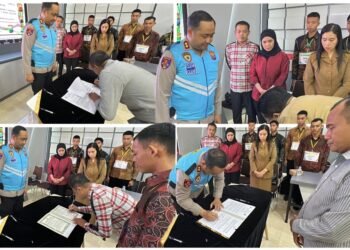 Rekrutmen Polri Tanpa Pungli, Polres Gresik Gandeng Kemenag, Dispendik, Dispendukcapil, Dinkes dan PWI