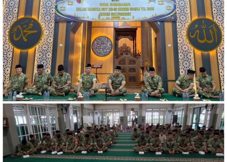 Perkuat Kebersamaan Prajurit, Kodim 0817/Gresik Gelar Apel Bersama dan Halalbihalal