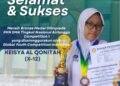 Semangat Idulfitri, Keisya Al Qonitah Raih Bronze Medali Olimpiade PPKN Tingkat Nasional
