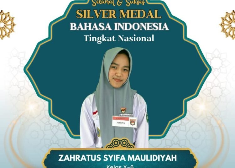 MAN 1 Gresik Kembali Ukir Prestasi di Kancah Nasional Sabet Silver Medali Olimpiade Bahasa Indonesia