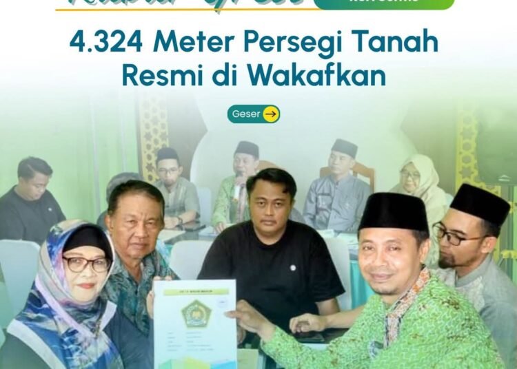 Kemuliaan Hati Warga Gresik: Ikhlas Wakafkan Tanah Seluas 4.324 Meter Persegi untuk Investasi Akhirat 