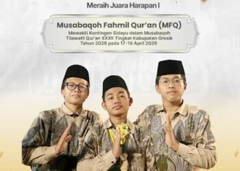 Wakili Kafilah Sidayu, 3 Santri Terbaik Refah Islami Bersinar di MTQ Tingkat Kabupaten Gresik 2026