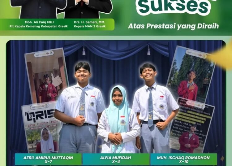 Raih Puncak Prestasi: Tim Videografi MAN 2 Gresik Juara 1 Lomba Video Edukasi Tingkat Nasional