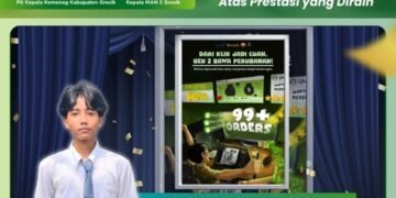 Kreativitas Tanpa Batas: Kasya Mauludil Rizqi MAN 2 Gresik Raih Juara 2 Lomba Desain Poster Event Creation 2026