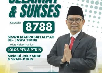 Selamat dan Sukses !! 8.788 Siswa MA se-Jawa Timur Lolos PTN Jalur SNBP dan SPAN-PTKIN