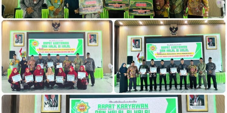 BMT Mandiri Sejahtera Jawa Timur Gelar Halalbihalal sekaligus Gelontor Reward Bonus Akhir Tahun
