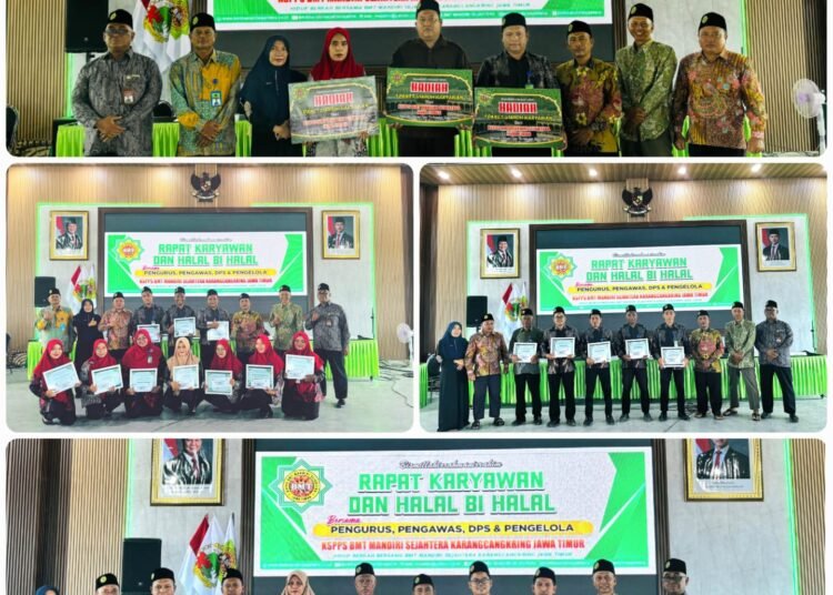 BMT Mandiri Sejahtera Jawa Timur Gelar Halalbihalal sekaligus Gelontor Reward Bonus Akhir Tahun