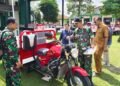 Dukung Operasional Koperasi Merah Putih, Kodim 0817/Gresik Bagikan 100 Unit Kendaraan Roda Tiga Merk Kaisar