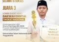 Harumkan Pesantren !! Farras Muhammad Santri Refah Islami Raih Juara 3 Lomba Short Video Dakwah Digital Tingkat Nasional