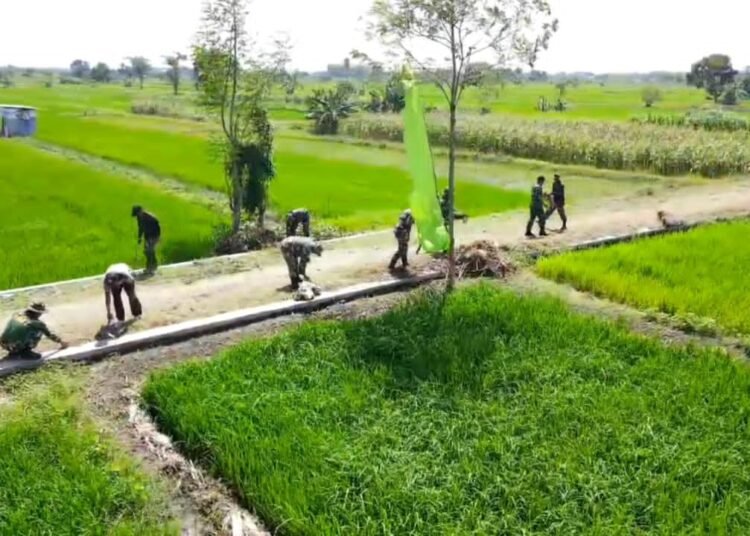 Pra TMMD ke-128 Tahun 2026, Sinergi Bangun Infrastruktur di Desa Slempit Kedamean