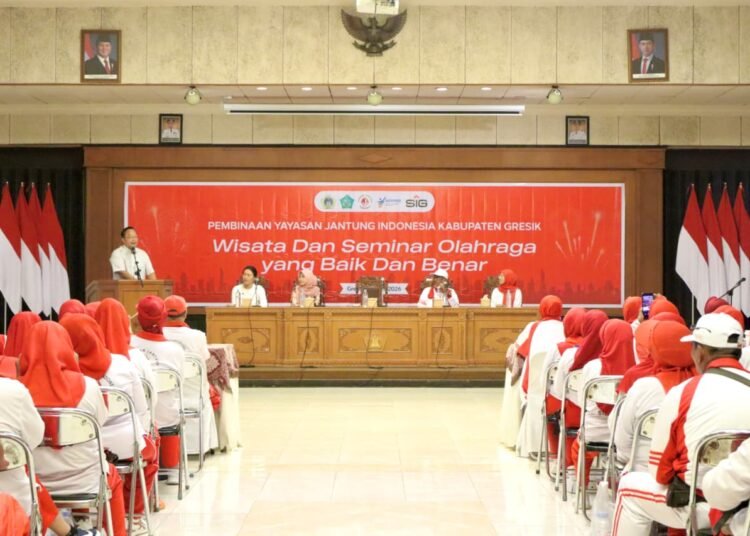 Wabup Gresik Bersama Kadinkes Kampanyekan Hidup Sehat Cegah Penyakit Jantung Sejak Dini 