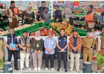Satgas Pangan Polres Gresik Bersama Bapanas RI Sidak Pasar: Harga Bapokting Stabil