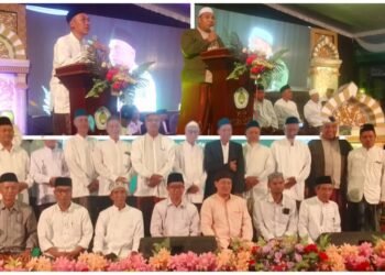 Ribuan Alumni dan Santri Lirboyo Tumplek Blek di Ponpes Alkarimi Tebuwung Hadiri Halalbihalal dan Gebyar Sholawat