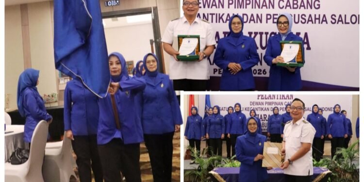 Wabup Alif Hadiri Pelantikan Pengurus Persatuan Ahli Kecantikan dan Pengusaha Salon Indonesia 