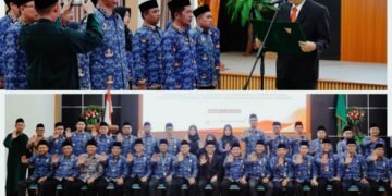 Lantik Pejabat Fungsional, Kakanwil Kemenag Jatim Tekankan Kesiapan Mental dan Integritas ASN