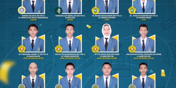 Luar Biasa !! 16 Siswa SMK PGRI 1 Gresik Lolos SNBP 2026 Diterima di Berbagai Universitas Ternama di Indonesia