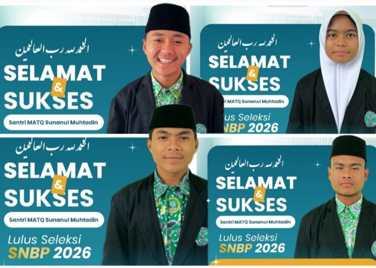 Istimewa !! Empat Santri MATQ Sunanul Muhtadin Lolos SNBP 2026 Diterima di Universitas Trunojoyo Madura