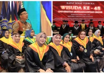 Wabup Gresik Ajak Lulusan Jadi Wirausahawan di Momen Wisuda UMG ke-48