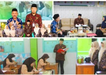 Kemenag Kawal Akuntabilitas Ujian Madrasah Aliyah Melalui Monitoring Langsung di MAN 1 Gresik