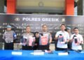 Tak Ada Ampun !! Polres Gresik Bongkar Jaringan Narkoba Lintas Madura – Pulau Bawean, 6 Tersangka Diamankan