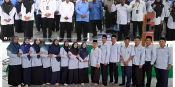 Kemenag Gresik Gelar Halalbihalal dan Pengukuhan Pengurus KKMTs Gresik di Ponpes Ihyaul Ulum Dukun