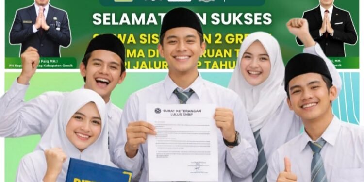 Istimewa !! MAN 2 Gresik Raih Capaian SNBP 2026 Terbanyak dan Tertinggi se-Kabupaten Gresik
