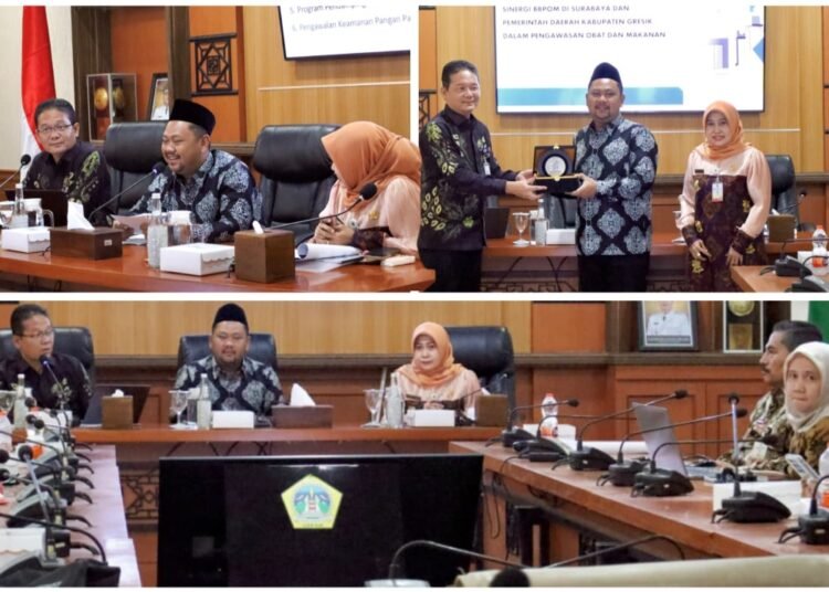 Bupati Gresik Bersama Kadinkes Siap Dukung BBPOM terkait Program Prioritas Nasional Keamanan Pangan Terpadu