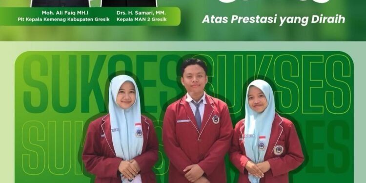 Kreativitas Tanpa Batas, Tim MAN 2 Gresik Raih Juara 3 Lomba Short Video Gebyar ISTAZ 2026
